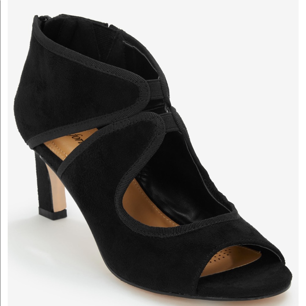 comfortview Mila shootie shoe bootie heel 9.5 10